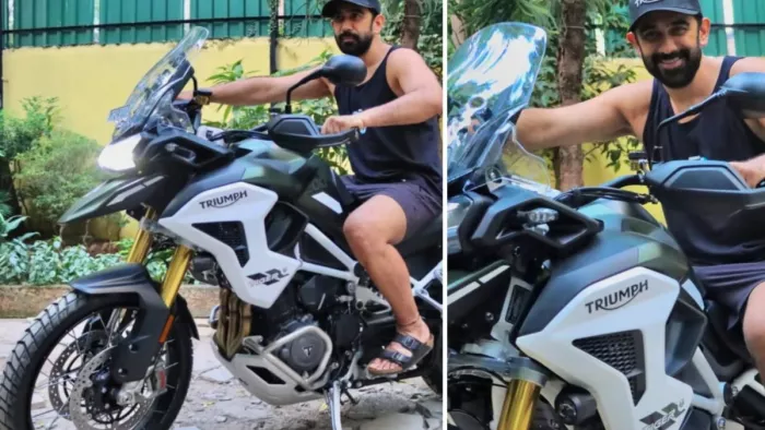 अमित साध के घर आई ये TRIUMPH TIGER 1200 एडवेंचर मोटरसाइकिल
