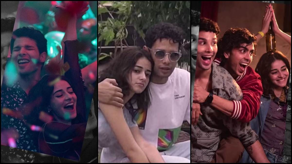 ananya panday shares bts video of kho gaye hum kahan with siddhant chaturvedi and adarsh gaurav