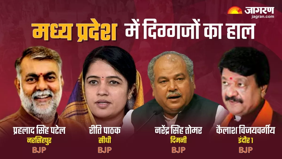 MP Election Result: मध्य प्रदेश की 7 'हॉट सीटों' पर 7 सांसद-केंद्रीय मंत्री, भाजपा ने लगाया बड़ा दांव; कौन आगे कौन पीछे?