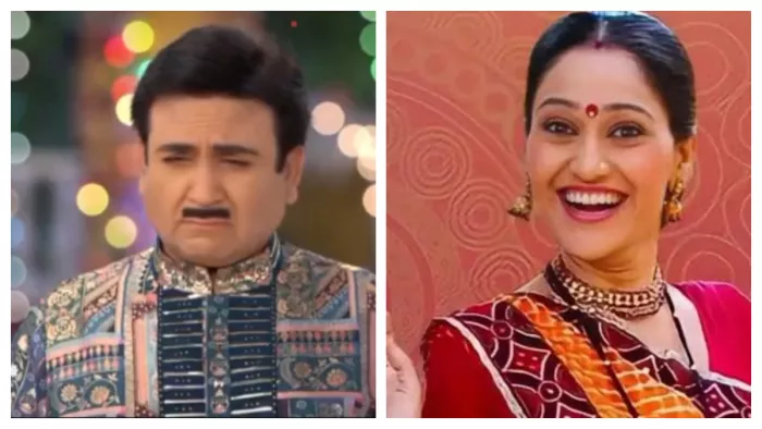 Jethalal aka Dilip Joshi and Dayaben aka Disha Vakani from TMKOC