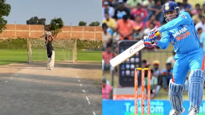 Virender Sehwag के बेटे Aaryavir Sehwag ने पहली ही गेंद पर लगाया चौका