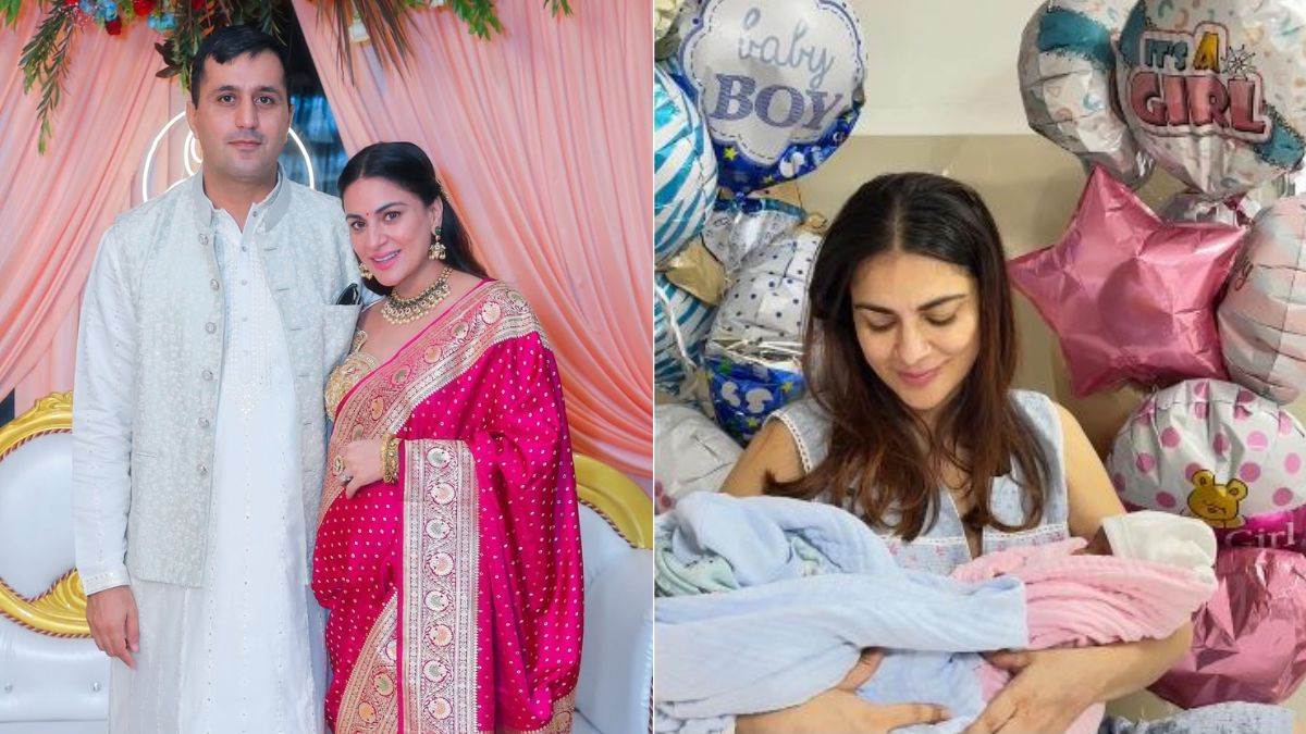 kundali bhagya fame shraddha arya and husband welcomes twins actress gave birth to boy and a girl