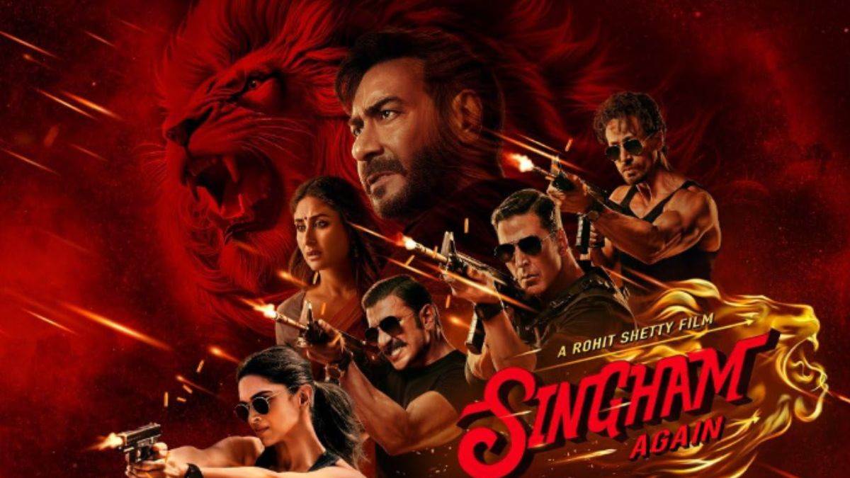 singham again box ofice day 32 collection ajay devgn movie earn 37 lakhs on monday clashes with bhool bhulaiyaa3