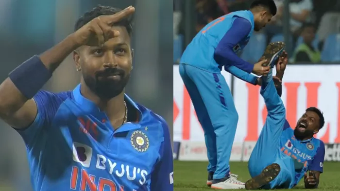 Hardik Pandya Injury Update Statement IND vs SL 1st T20 (Photo-design)