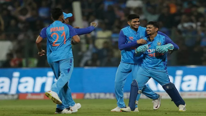 IND vs SL: ईशान किशन ने पकड़ा अद्भुत कैच (फोटो क्रेडिट ट्टिटर)