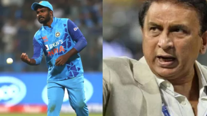Sunil Gavaskar Statement on Sanju Samson Performance IND vs SL (Photo-design)