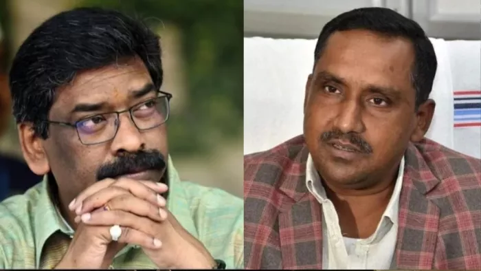 मुख्यमंत्री हेमंत सोरेन और स्वास्थ्य मंत्री बन्ना गुप्ता की फाइल फोटो।