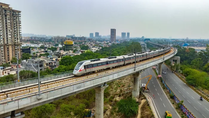 नमो भारत ट्रेन के न्यू अशोक नगर तक पहुंचने से कनेक्टिविटी होगी बेहतर। (फोटो- एनसीआरटीसी)