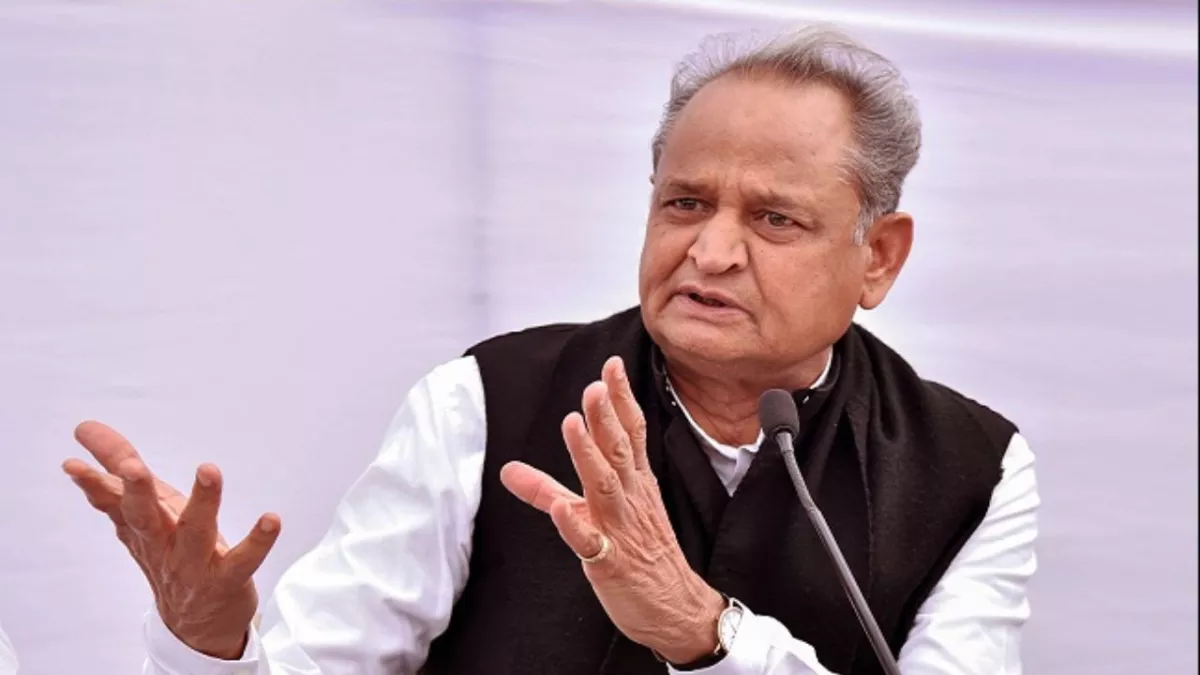 CM गहलोत ने अपने कार्यकाल की भाजपा के पांच साल से की तुलना।