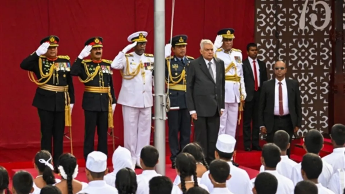 श्रीलंका ने मनाया अपना 75वां स्वतंत्रता दिवस।