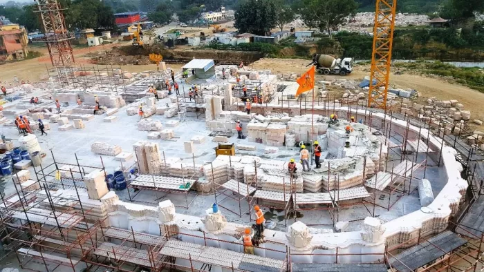 Ram Mandir News: अयोध्या में राम जन्मभूमि पर हो रहा है मंदिर का निर्माण