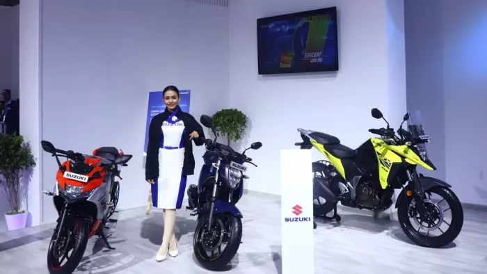 Bharat Mobility Expo 2024 में इस बाइक को शोकेस किया गया है।