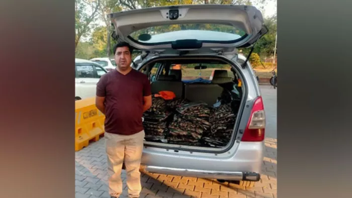 नकली डिजिटल सेना वर्दी गिरोह का पर्दाफाश। (फोटो- एएनआई)