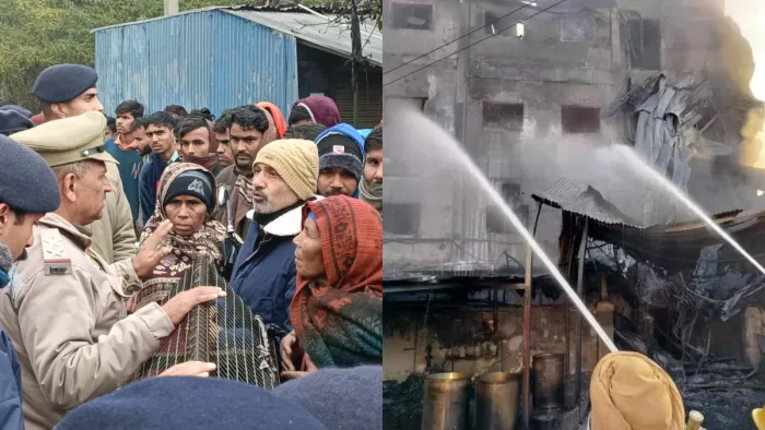 तीसरे दिन भी भूखे-प्यासे फैक्ट्री के बाहर खड़े रहे लापता लोगों के स्वजन