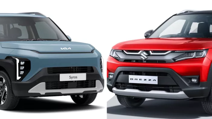 Kia Syros Vs Maruti Brezza: दोनों में से किस एसयूवी को खरीदें।