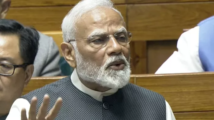 विपक्ष पर पीएम मोदी ने बोला जमकर हमला (फोटो: @BJP4India)