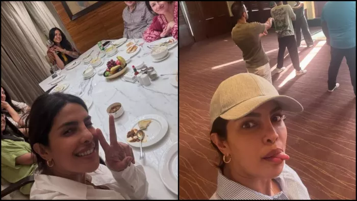 भाई की शादी में रंग जमाने को तैयार प्रियंका चोपड़ा। फोटो क्रेडिट- इंस्टाग्राम