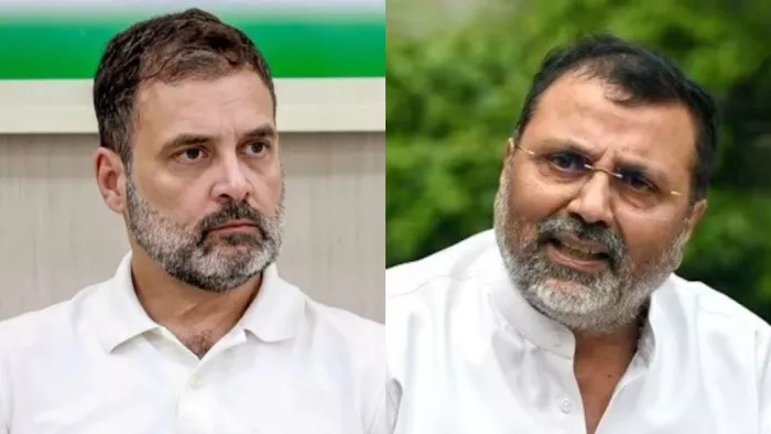 कांग्रेस सांसद राहुल गांधी पर निशिकांत दुबे ने साधा निशाना।(फोटो सोर्स: पीटीआई)