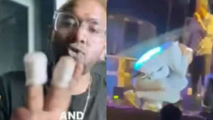 Benny Dayal Injured: Singer Benny Dayal injured by drone in live concert, via instagram