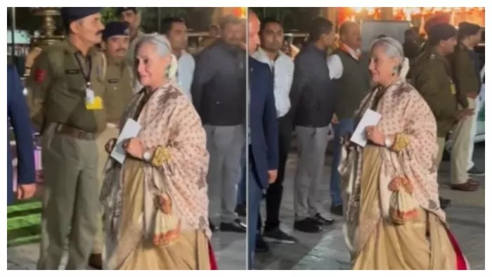 अनंत अंबानी-राधिका मर्चेंट के प्री वेडिंग से जया बच्चन. फोटो क्रेडिट- मानव मंगलानी इंस्टाग्राम