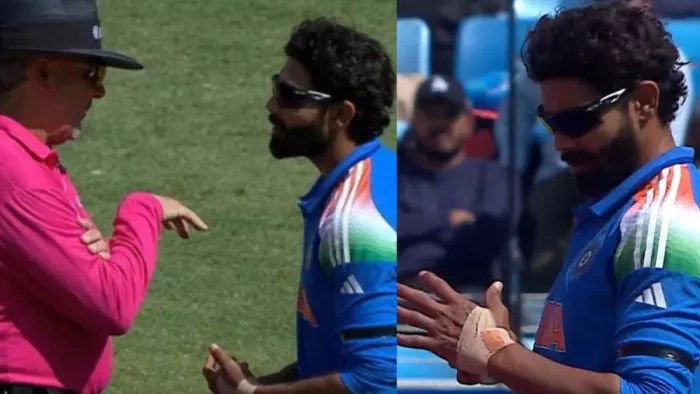Ravindra Jadeja को मजबूरन क्यों अंपायर के कहने पर अपने हाथ से हटानी पड़ी टेप?