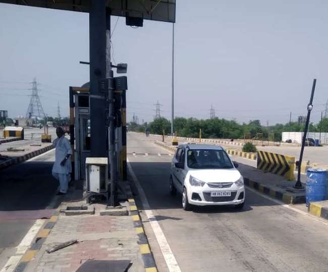 toll free due to farmers protest at jind khatkar toll plaza