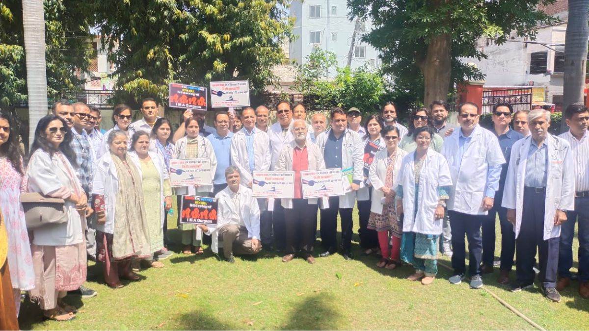 ncr private doctors on strike today in gurugram