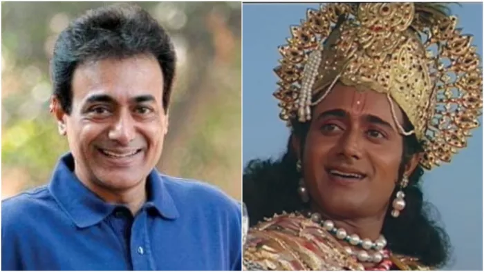File Photo of Nitish Bharadwaj (Left) and his Still Image from Mahabharat (Right)