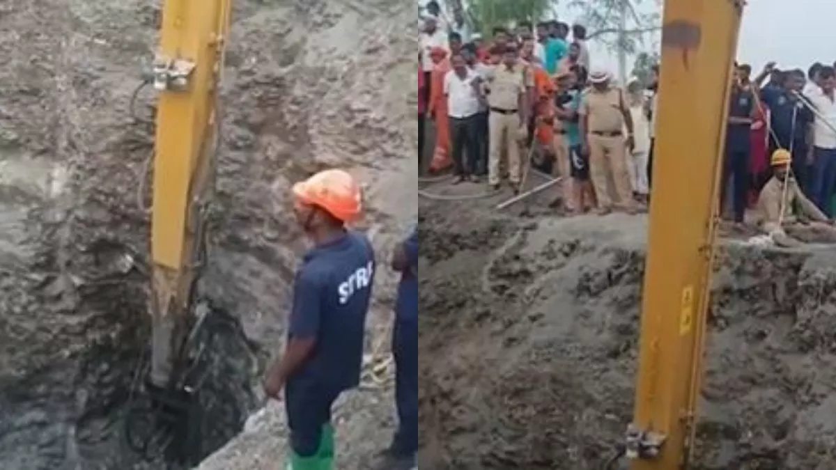child fell borewell karnataka
