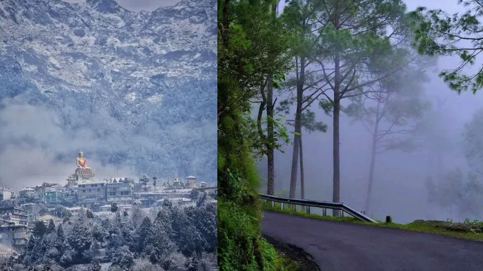 भारत के ये हिल स्टेशन हैं बेहद खूबसूरत। (Image Credit- Instagram/lansdowne_city/trek_panda)