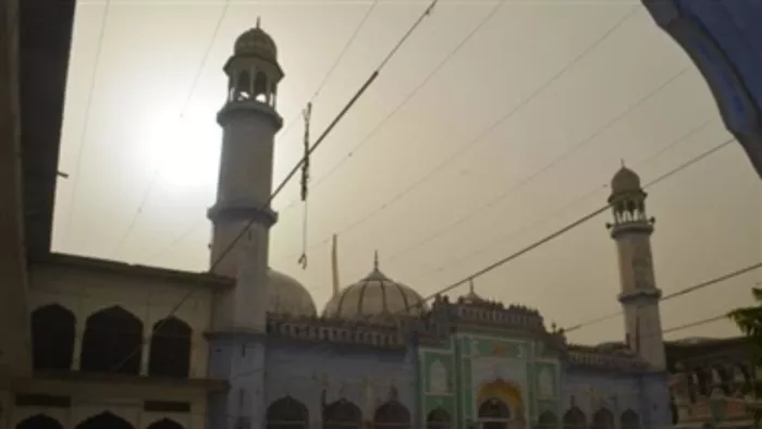 शाही जामा मस्जिद में वक्फ संशोधन कानून का हुआ विरोध। (तस्वीर जागरण)