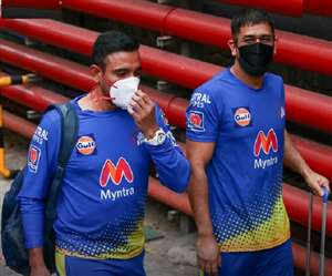 चेन्नई सुपर किंग्स के कप्तान महेंद्र सिंह धौनी और रोबिन उथ्प्पा- फोटो ट्वटिर पेज