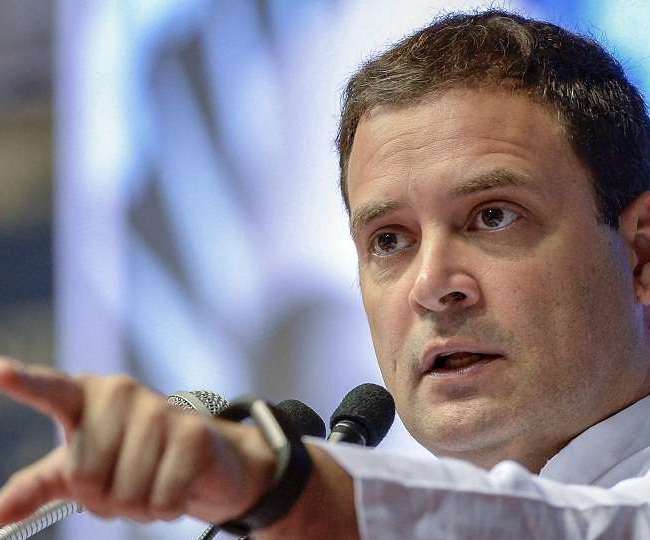 कांग्रेस नेता राहुल गांधी ने फुल लाकडाउन को लेकर दिया बयान। (फोटो: दैनिक जागरण)