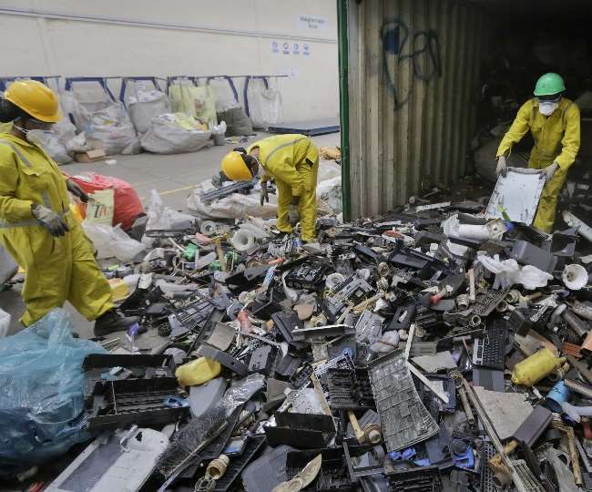 ncr india first e waste management park build in delhi narela area jagran special