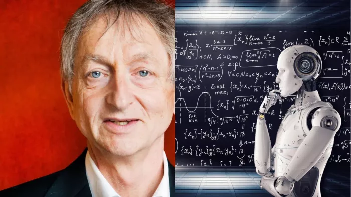 Geoffrey Hinton known as the godfather of AI warning about the dangers the technology poses