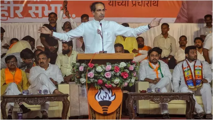 चुनावी रैली के दौरान ठाकरे का अमित शाह पर निशाना (Image: ANI)