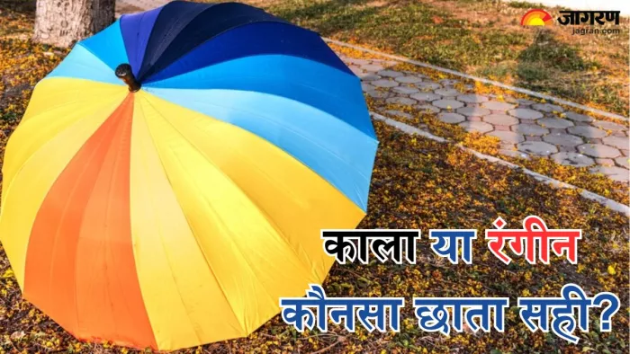 काली या रंगीन, धूप से बचने के लिए कौन-सी छतरी है बेहतर
