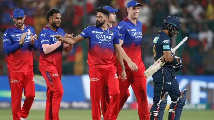 RCB vs GT: गुजरात टाइटंस के नाम दर्ज हुआ अनचाहा रिकॉर्ड।