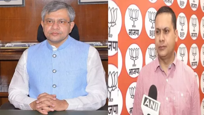 केंद्रीय रेल मंत्री अश्विनी वैष्णव और भाजपा आइटी सेल के राष्ट्रीय संयोजक अमित मालवीय की फाइल फोटो।