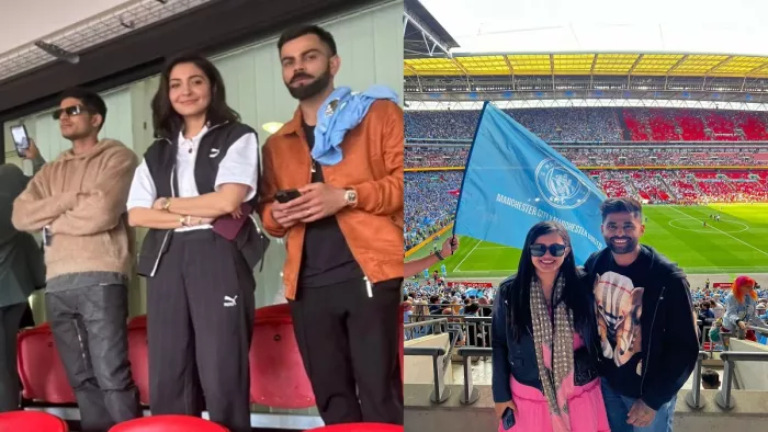 FA Cup Final Virat Kohli Anushka Sharma