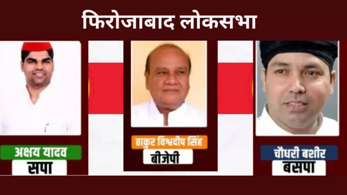 Firozabad Lok Sabha Seat Result: मतगणना समाप्त, सपा के अक्षय यादव 89,185 वोटों से विजयी