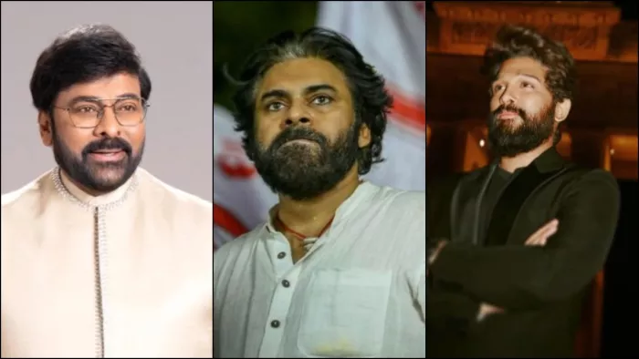 चुनाव 2024 में पवन कल्याण की जीत से खुश अल्लू अर्जुन और चिरंजीवी। फोटो क्रेडिट- इंस्टाग्राम