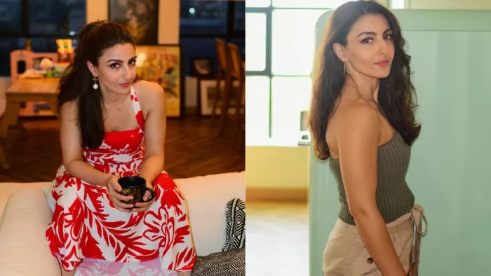 Soha Ali Khan in Red Dress (Source- Instagram)