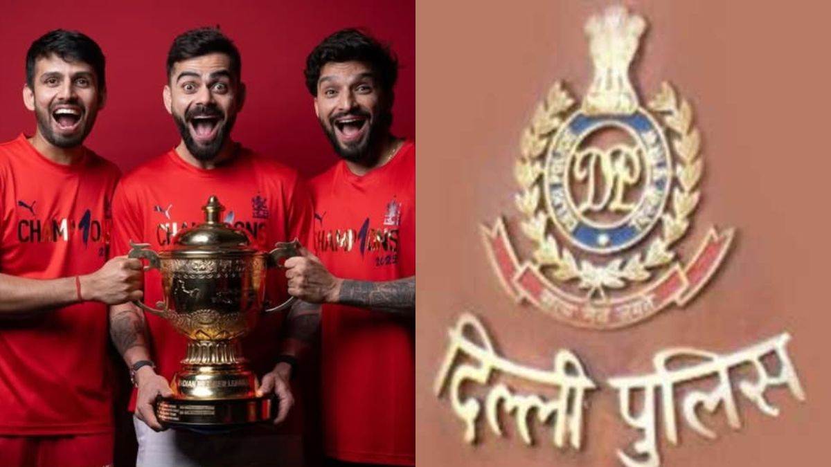 rcb wins ipl and delhi polices driving safety message
