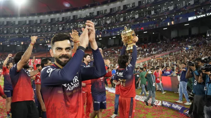 RCB ने पहली बार जीती IPL Trophy