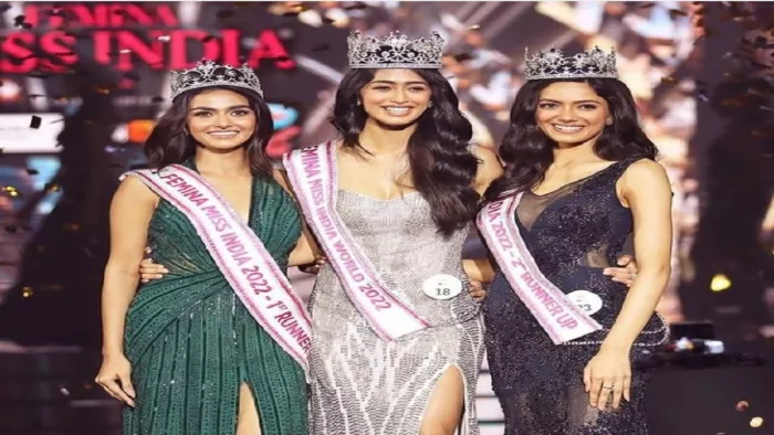कर्नाटक की सिनी शेट्टी को 'फेमिना मिस इंडिया वर्ल्ड 2022' चुन लिया गया। (फोटो सोर्स: मिस इंडिया, इंस्टाग्राम)