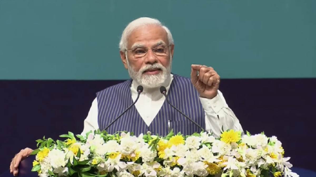 डिजिटल इंडिया वीक-2022 का उद्घाटन करते हुए प्रधानमंत्री नरेन्द्र मोदी