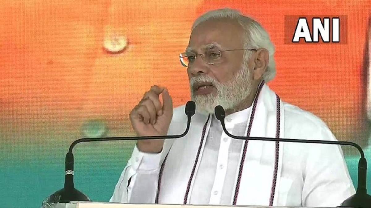pm modi in andhra pradesh unveiled a bronze statue of freedom fighter alluri sitarama raju