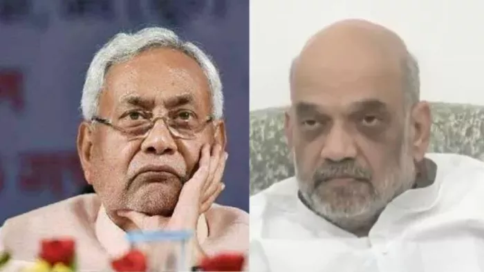 बिहार के सीएम नीतीश कुमार और केंद्रीय गृह मंत्री अमित शाह। फोटो- जागरण