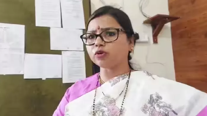 बीमा भारती के घर के बाहर पुलिस ने चिपकाया इश्तेहार (जागरण)